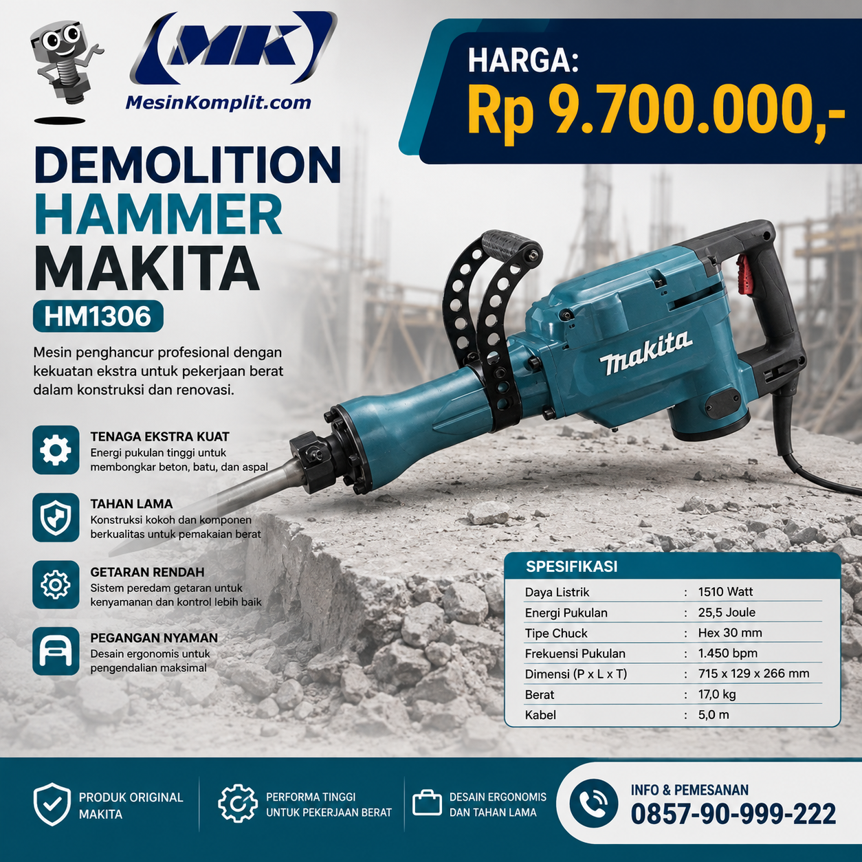 Mesin Bobok Beton Makita ...